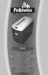 Fellowes Powershred PS-62C