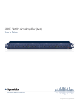 581E Distribution Amplifier (4x4)