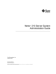 Netra 210 Server System Administration Guide