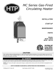 MC Series Gas-Fired Circulating Heater