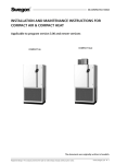 installation and maintenance instructions for compact air