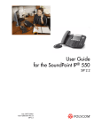 SoundPoint IP 550 User Guide SIP 2.1
