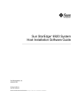Sun StorEdge 6920 System Host Installation Software Guide