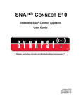 SNAP Connect E10 User Guide - Synapse Support Forums