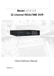 Model - DSD32R 32 channel REALTIME DVR