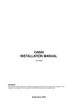 ca824 installation manual