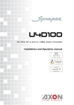 U4D100 Manual (English)