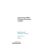 Symmetricom 5087B Wideband Distribution Amplifier
