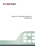 FortiOS v4.0 MR3 Patch Release 10 Release Notes