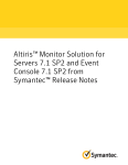 Altiris™ Monitor Solution for Servers 7.1 SP2 and Event Console 7.1