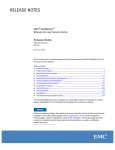 EMC NetWorker Release 8.0 and Service Packs Release Notes
