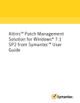 Altiris™ Patch Management Solution for Windows® 7.1 SP2 from