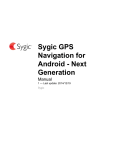 Sygic GPS Navigation for Android - Next Generation