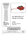 44&rdquo; ROUGH CUT TRAIL CUTTER
