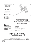 Owners Manual - Swisher Mowers
