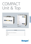 Accessories, COMPACT Unit & Top