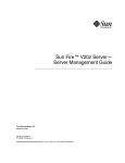 Sun Fire™ V20z Server— Server Management Guide
