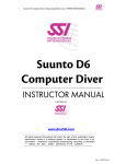 Suunto D6 Computer Diver