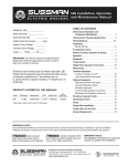 SSB IOM - Sussman Electric Boilers