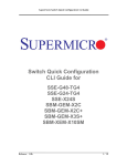 CLI Quick Configuration Guide