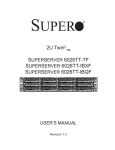 2U Twin2 SUPERSERVER 6026TT-TF