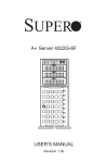 A+ Server 4022G-6F USER`S MANUAL