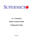 L2 / L3 Switches Quality of Service (QoS