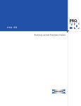 PRO 4 8 INSTALLATION INSTRUCTIONS