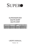SUPERSERVER 6027R-N3RF 6027R-WRF
