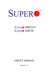 X8ST3-F X8STE
