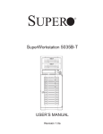 SuperWorkstation 5035B-T USER`S MANUAL