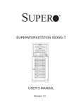 SUPERWORKSTATION 5035G-T USER`S MANUAL