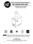 mg series boilers installation and service manual