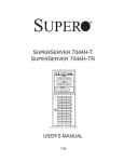 SUPERSERVER 7044H-T SUPERSERVER 7044H-TR