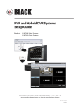 NVR and Hybrid DVR Systems Setup Guide