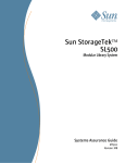 Sun StorageTek SL500 Modular Library Systems Assurance Guide