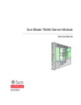 Sun Blade T6340 Server Module Service Manual
