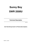 Sunny Boy SWR 2500U