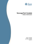 Sun StorageTek SL3000 User`s Guide