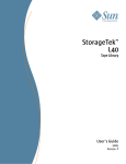 StorageTek™ L40 Tape Library User`s Guide