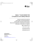 Netra T4 AC100/DC100 Compliance and Safety Manual