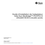 Guide d`installation de l`adaptateur hôte Sun StorEdge PCI/PCI