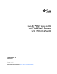 Sun SPARC Enterprise M4000/M5000 Servers Site Planning