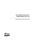 Sun SPARC Enterprise M8000/M9000 Servers Product Notes for