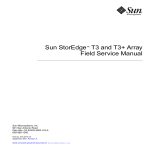 Sun StorEdge T3 and T3+ Array Field Service Manual