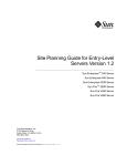 Site Planning Guide for Entry-Level Servers Version