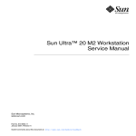 Sun Ultra 20 M2 Workstation Service Manual