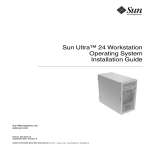 Sun Ultra 24 Workstation Operating System Installation Guide