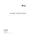 Sun Blade 100 Service Manual