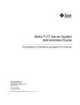 Netra™ CT Server System Administration Guide